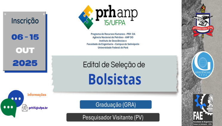Novo Edital de Pesquisador Visitante e Edital de Graduação Retificado