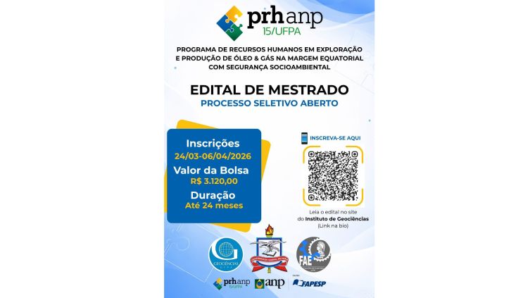 EDITAL N° 1 - Março de 2026 PROCESSO SELETIVO PRH-15 – MESTRADO – 2026